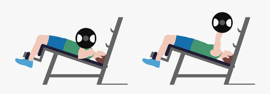 Decline Barbell Bench Press - Barbell, Transparent Clipart