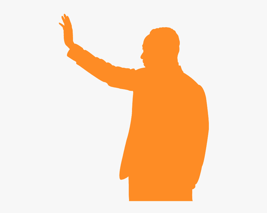 Vector Martin Luther King Jr Silhouette, Transparent Clipart