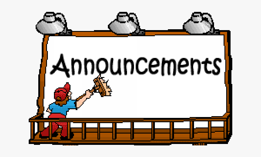 Clip Art Clipart Announcements - Sports Tryouts, Transparent Clipart