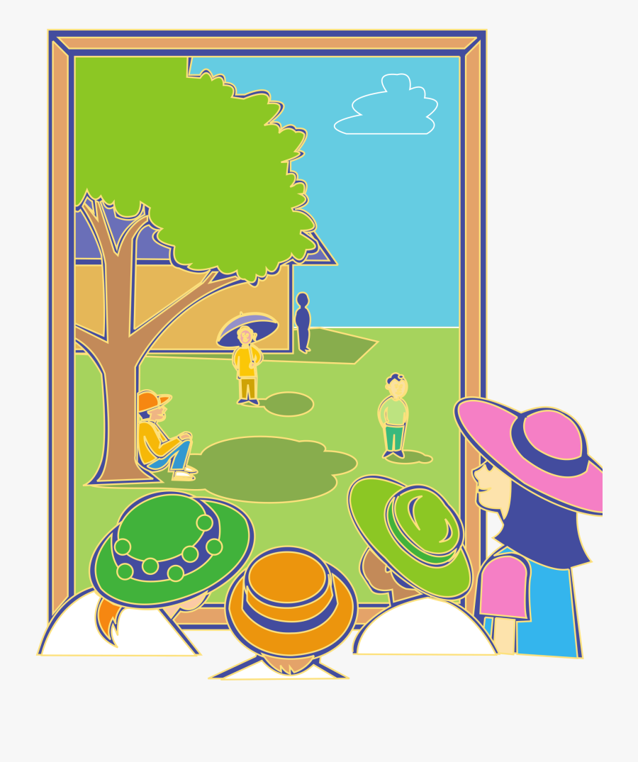 Jpg Transparent Stock Announcements Clipart Happening - Looking Out The Window Clipart, Transparent Clipart