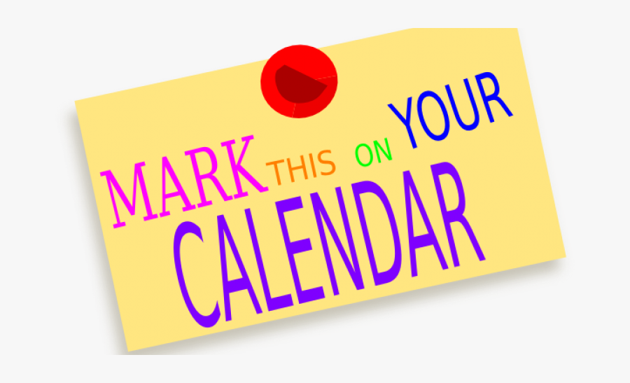 Transparent June Clipart - Mark Your Calendar Summer, Transparent Clipart