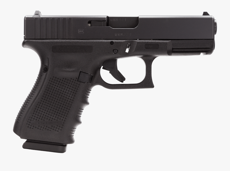 Glock Gen4, Transparent Clipart