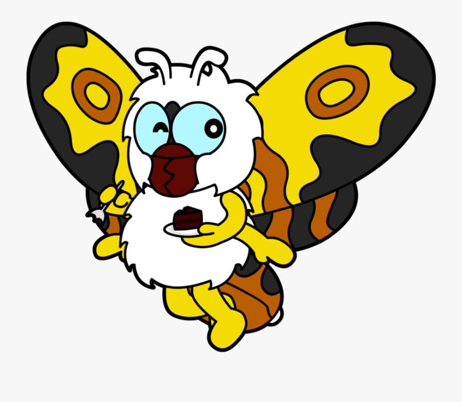 Local Soft Floofy Moth Mom Eats Cake By Aboringguy64 - Cartoon, Transparent Clipart
