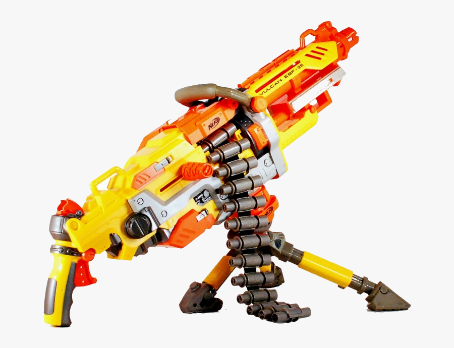 Nerf Gun Guns Clipart Vulcan Ebf Free Transparent Png - Nerf Vulcan Ebf 25, Transparent Clipart