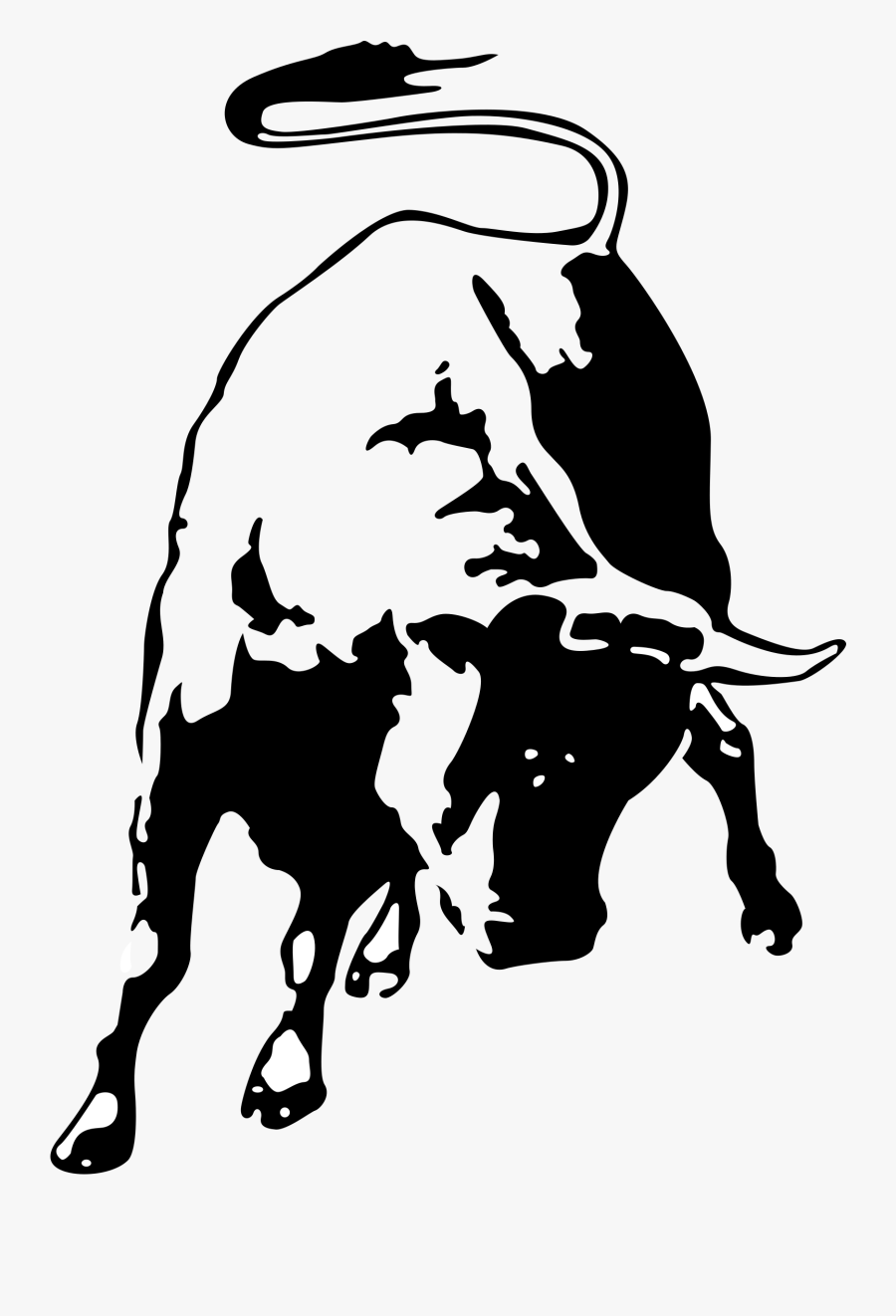 Longhorn Clipart Vector - Lamborghini Bull Logo, Transparent Clipart