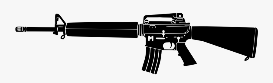 Airsoft M16a3, Transparent Clipart