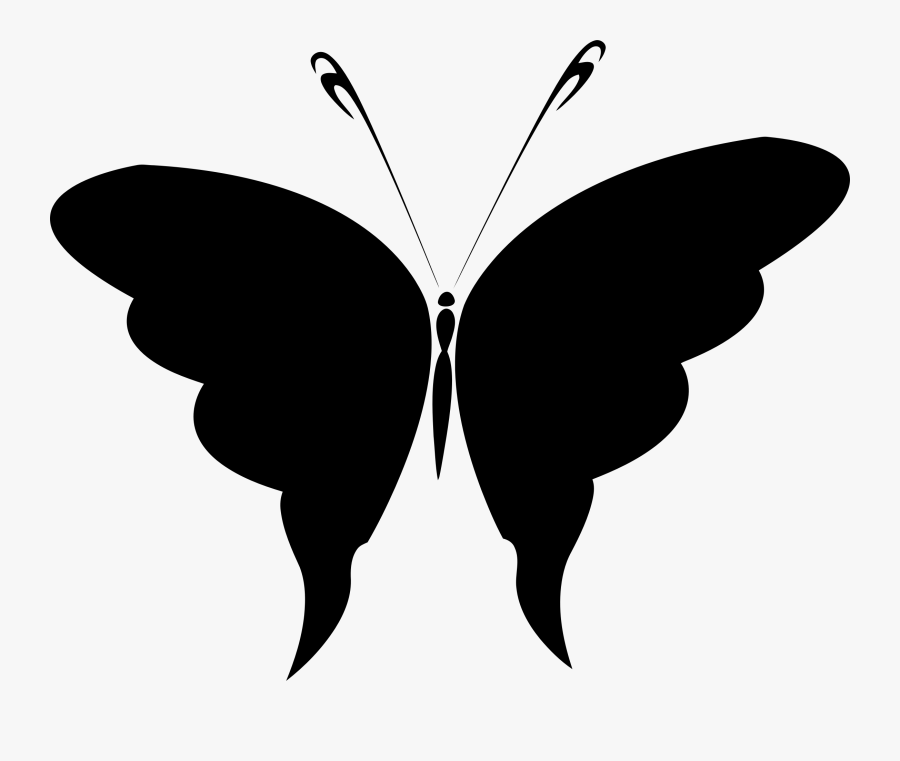 Clip Art Butterfly Drawing Computer Icons - Butterfly Silhouette Hd, Transparent Clipart