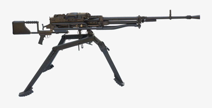 Machine Gun Clipart High Powered - 12.7 X99mm Machine Gun, Transparent Clipart