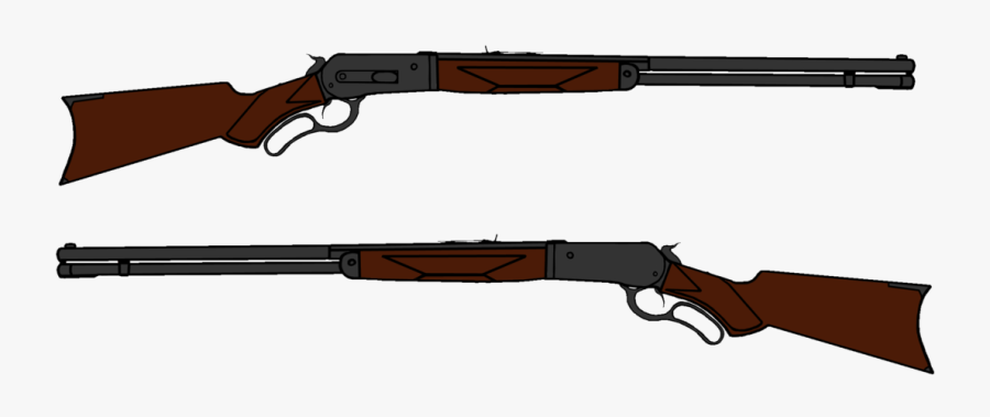 Clip Art Lever Action Rifle Clip - Lever Action Rifle Drawings, Transparent Clipart