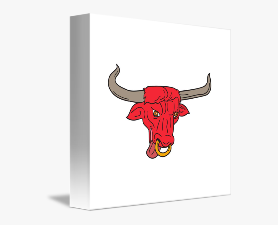 Clip Art Texas Longhorn By Aloysius - Bull, Transparent Clipart