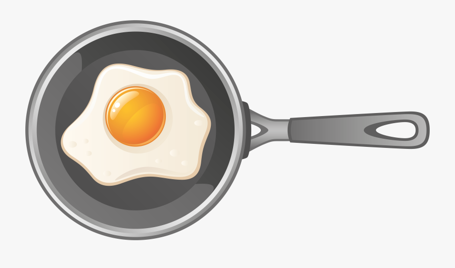 Fried Egg Png - Egg In Pan Clipart Png, Transparent Clipart