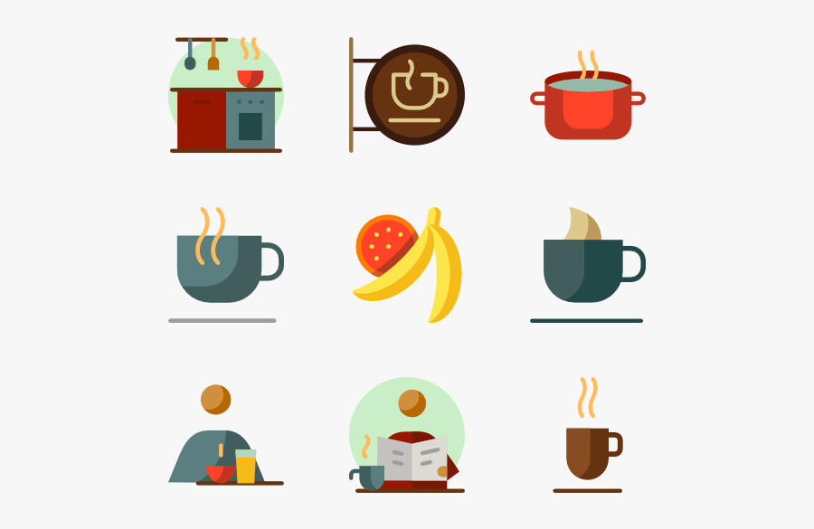 Breakfast, - Breakfast Icon Vector Png, Transparent Clipart