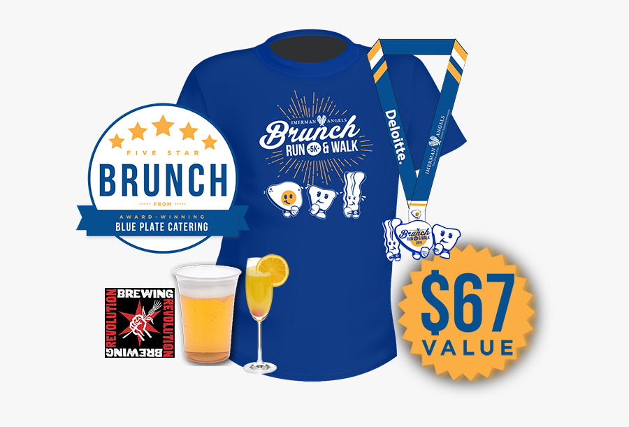Picture - Brunch Run Medal, Transparent Clipart
