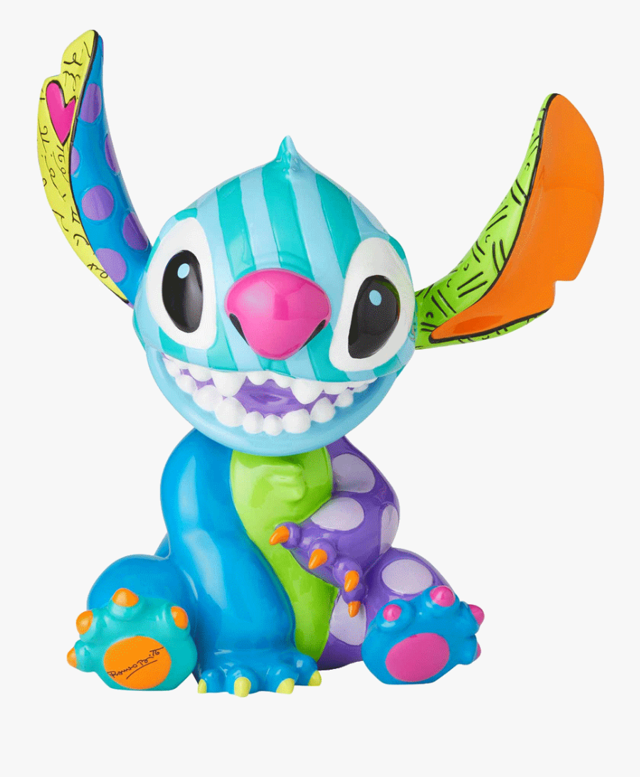Disney"s Stitch Big Figurine - Romero Britto Stitch, Transparent Clipart