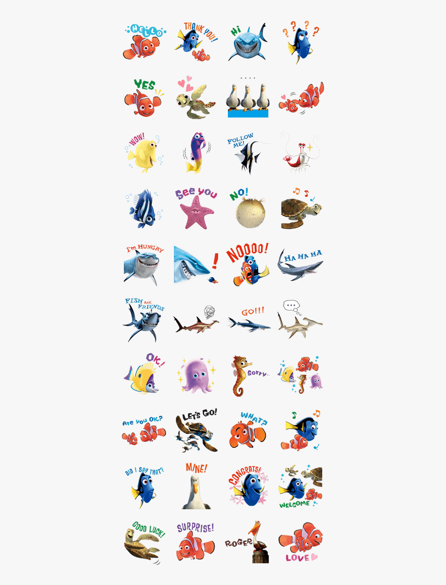 Nemo Characters Names, Transparent Clipart