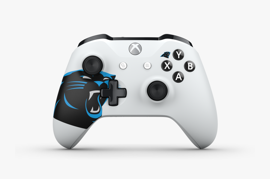 Xbox Design Lab Nfl Carolina - Xbox One Football Controller, Transparent Clipart