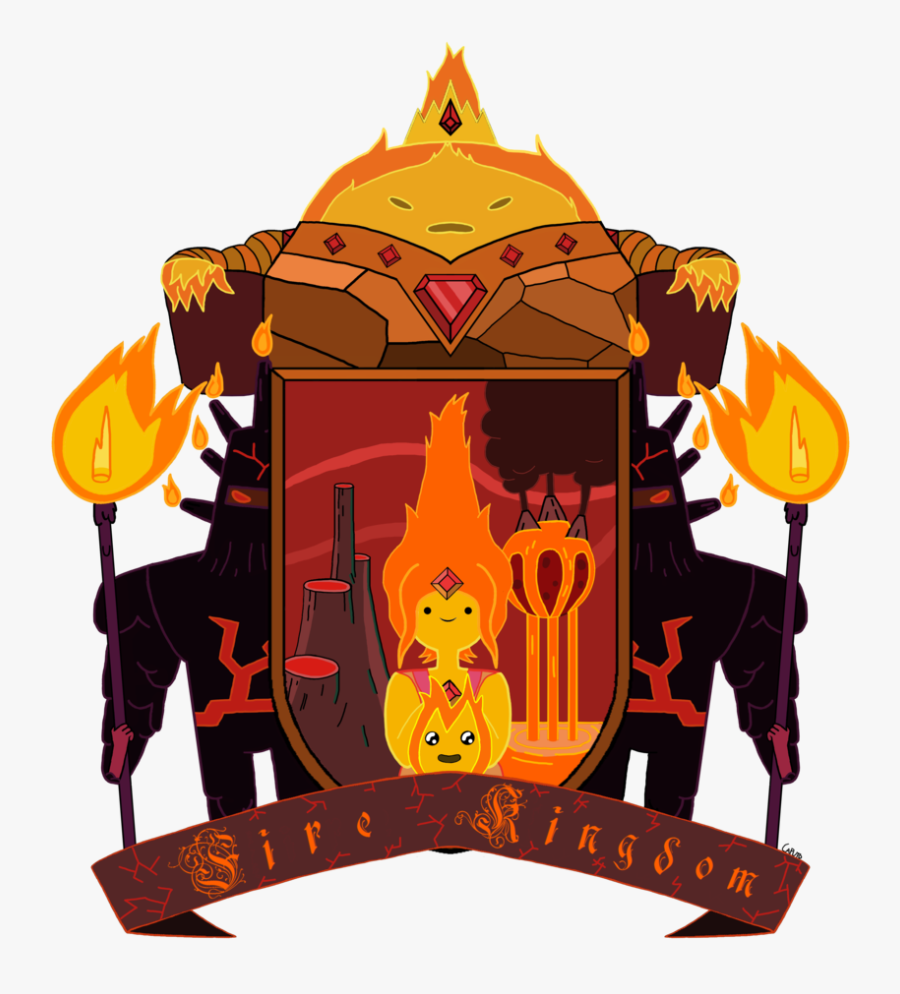 Check Out His Deviant Art Page For More Art And The - Adventure Time Flame Kingdom Png, Transparent Clipart