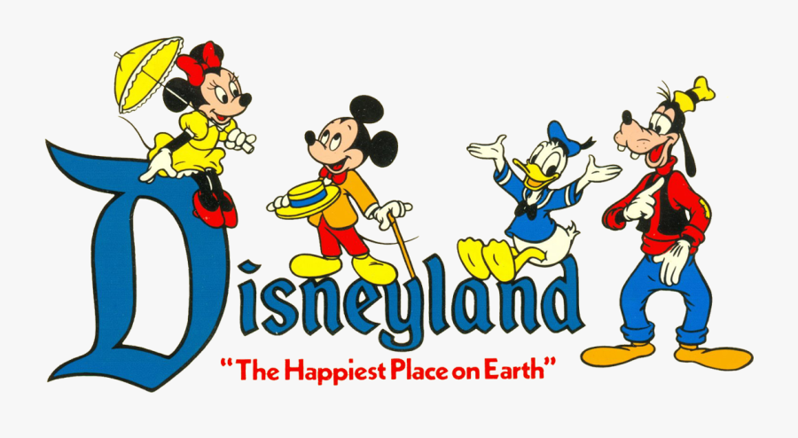 Logos Clipart Disneyland - Disneyland Logo The Happiest Place On Earth, Transparent Clipart