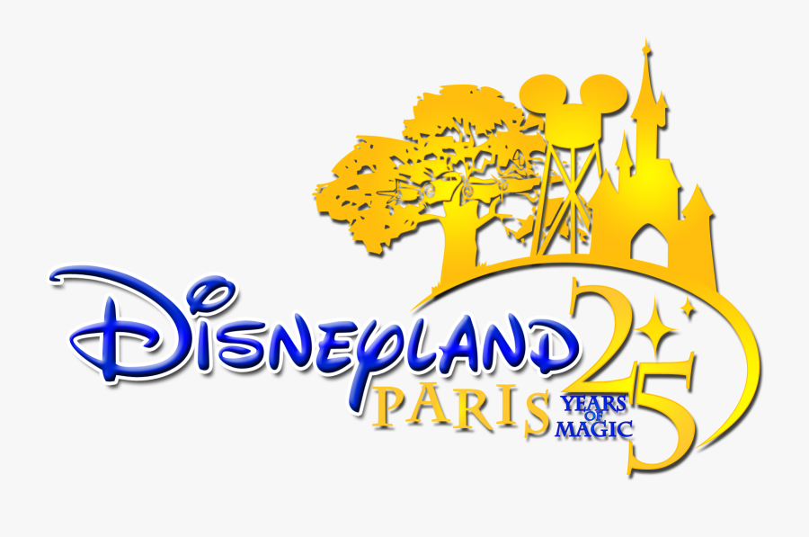 Disneyland Paris 25 Years Magic Png Logo Disneyland Paris Roblox