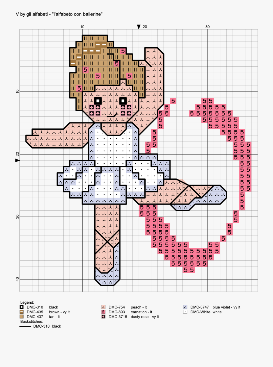 Transparent Stitching Clipart - Alfabeto Con Ballerine, Transparent Clipart