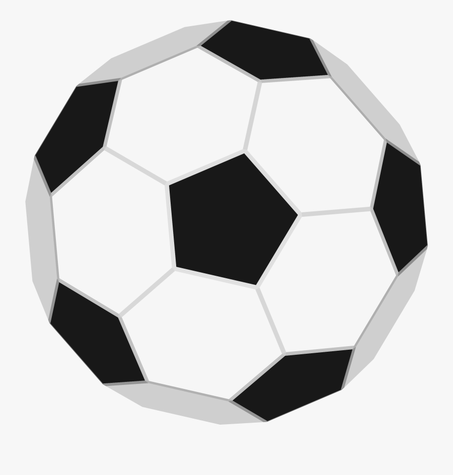 Clipart - - Futbol Topu Vektör Png, Transparent Clipart