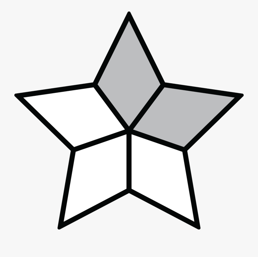 Transparent Pentagon Clipart - Yellow Star Icon Png, Transparent Clipart