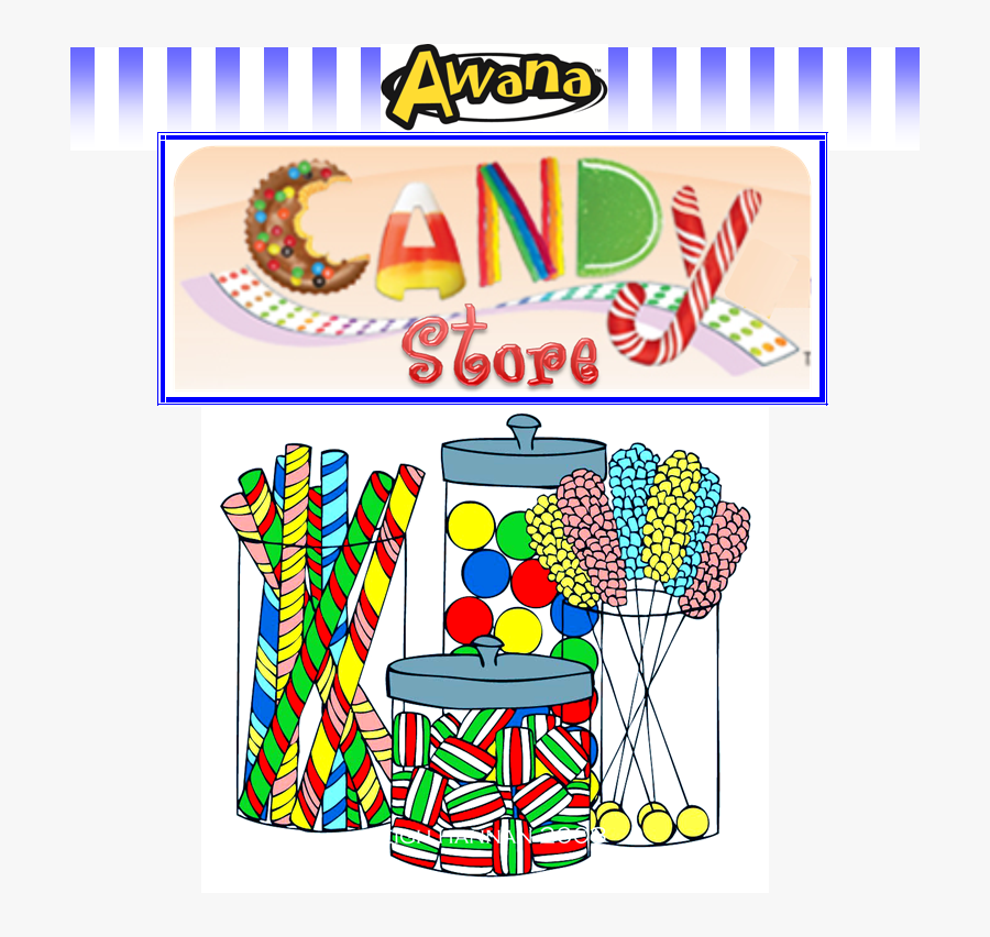Candyland Candy Store Logos, Transparent Clipart