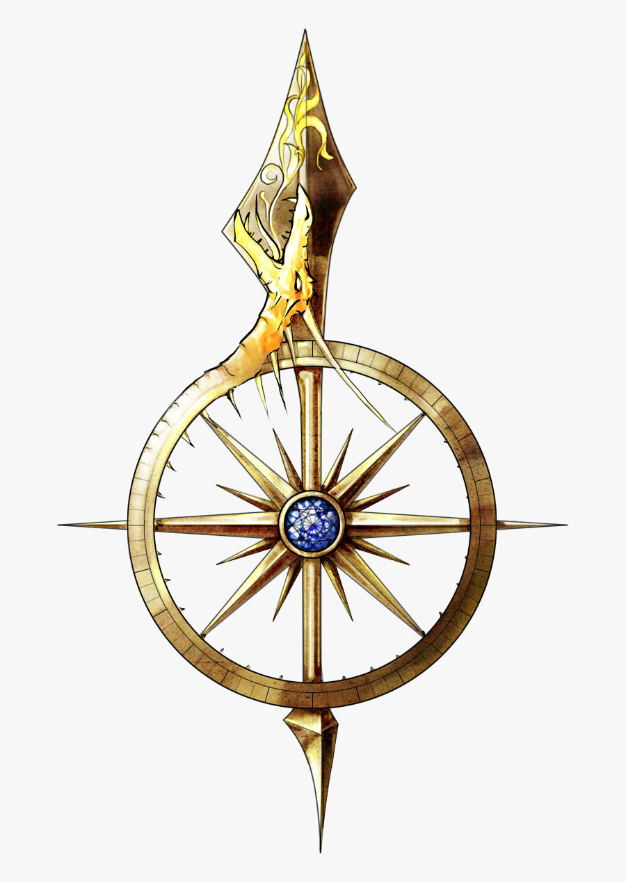 Transparent Compass Rose Png - Fantasy Compass Rose Png, Transparent Clipart