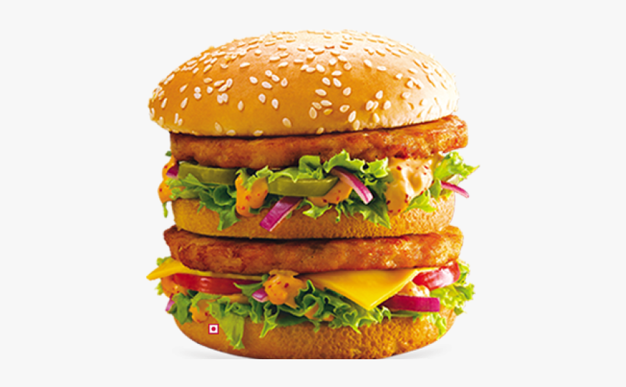Veggie Burger Clipart Mcdonalds Burger - Maharaja Mac Burger, Transparent Clipart