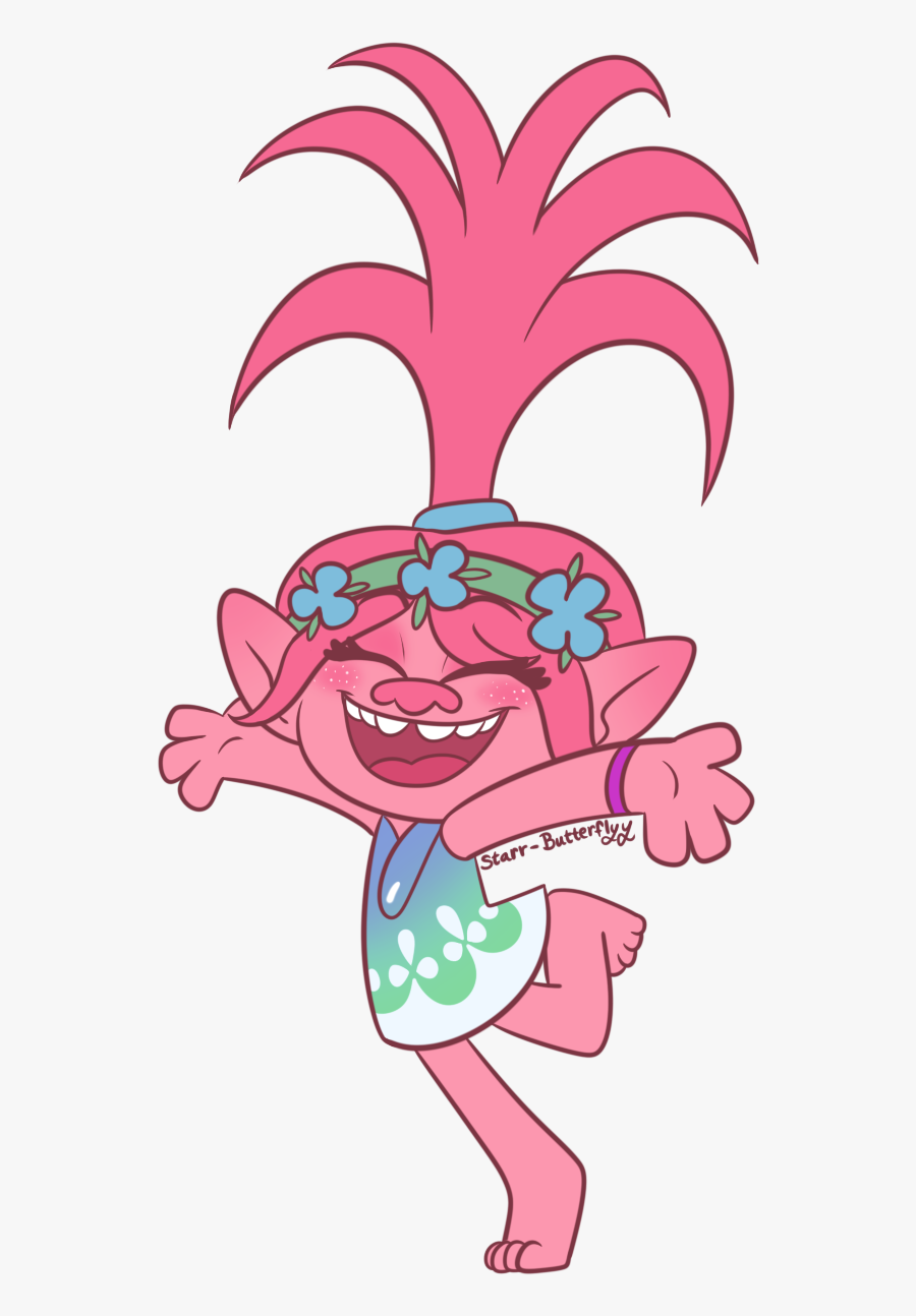 Princess Poppy Clear Clipart Trolls, Transparent Clipart