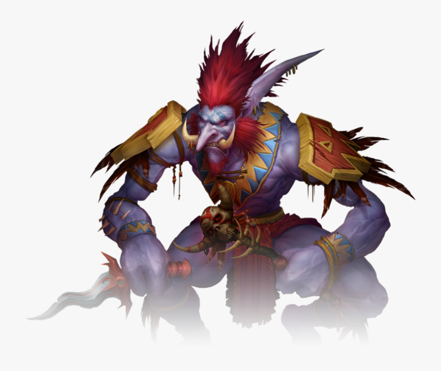 Transparent Trolls Branch Png - Troll World Of Warcraft Png, Transparent Clipart