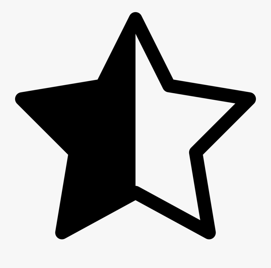 Half Black And White Clipart, Transparent Clipart