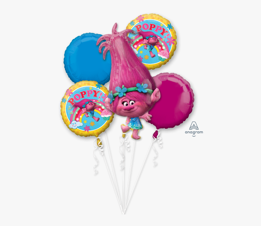 Trolls 2nd Birthday Banner, Transparent Clipart