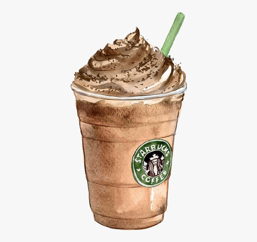 Drawn Starbucks Cold Coffee - Starbucks Drawing Png , Free Transparent Clip...