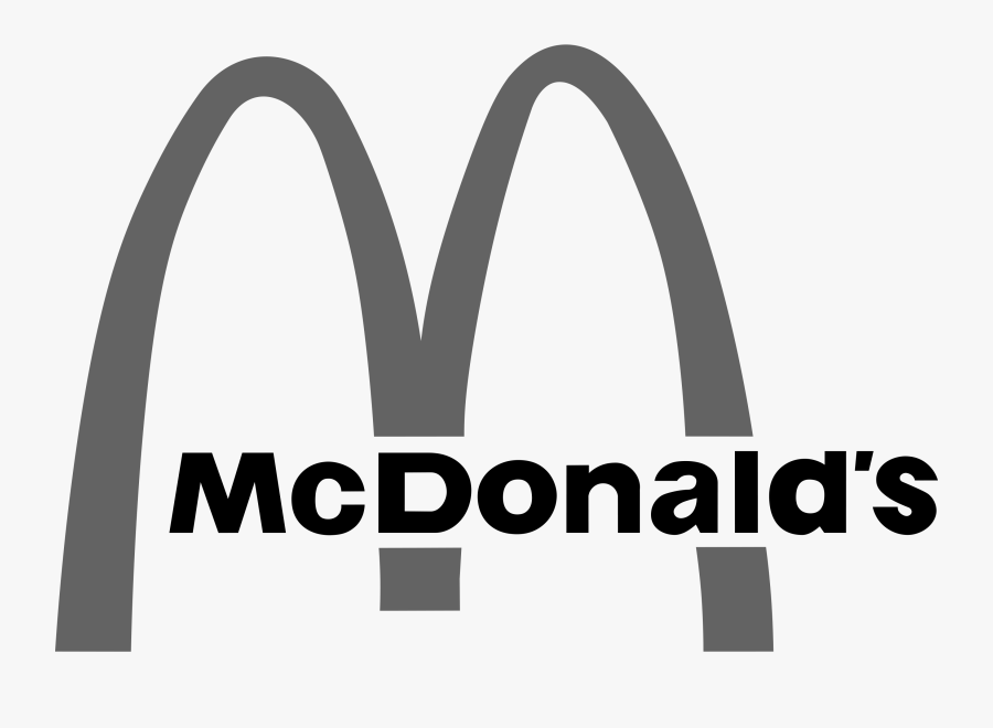 Mcdonalds Logo Black And White Black Mcdonalds Logo Png Free