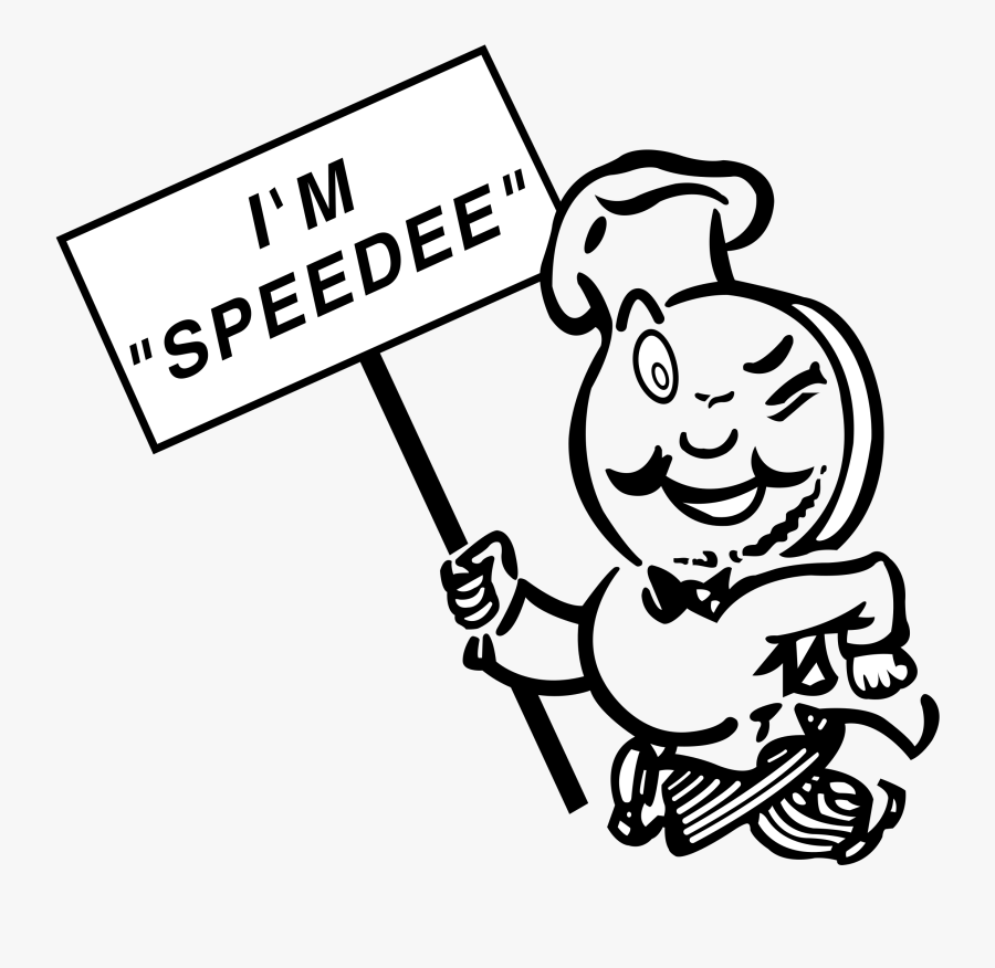 Mcdonald S Logo Png Svg Vector Freebie - Speedee Mcdonald's Logo, Transparent Clipart