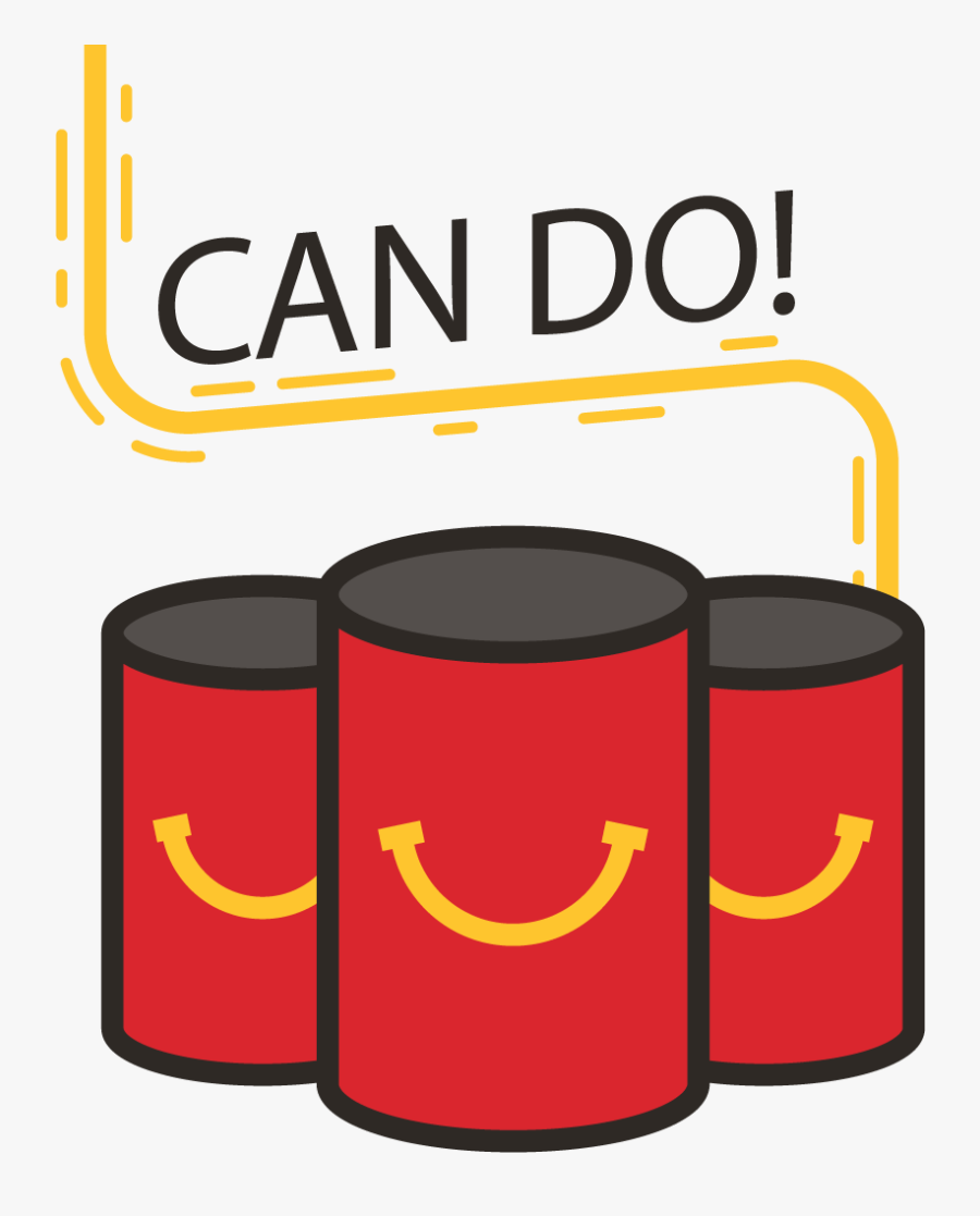 Canned Food Drive - Symbols For Ronald Mcdonald House, Transparent Clipart