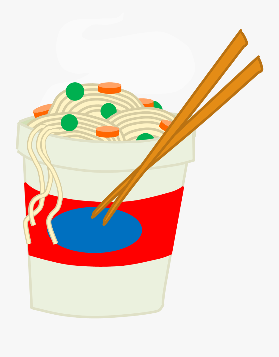 Soup Clipart Can Soup - Cartoon Noodles Transparent, Transparent Clipart