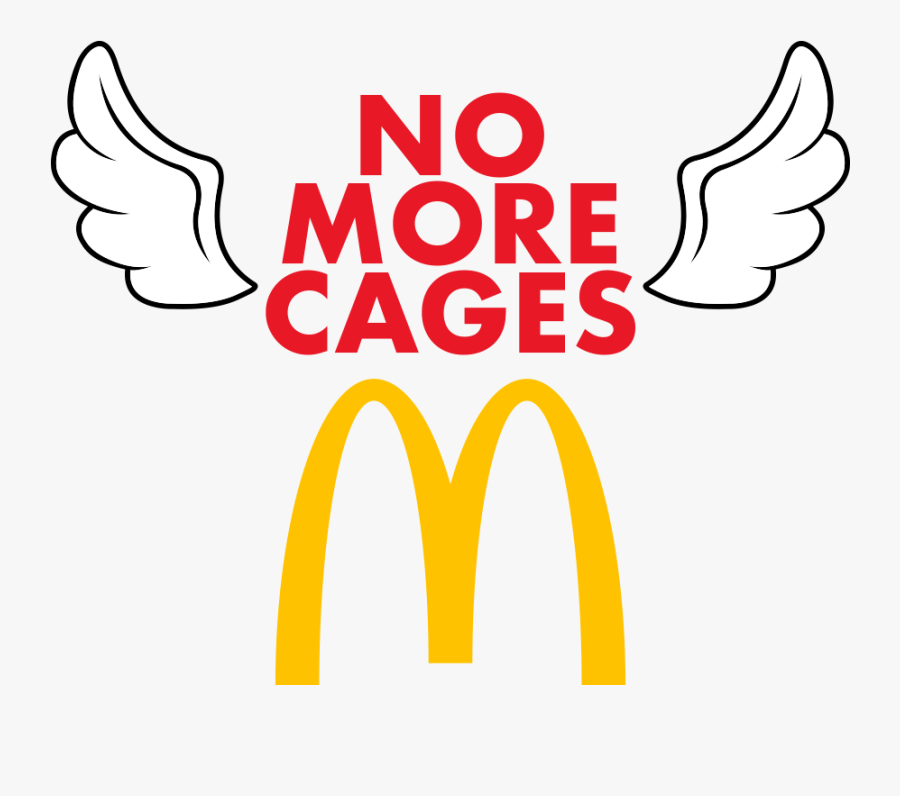 No More Cages Mcdonald - No More Caged Eggs, Transparent Clipart