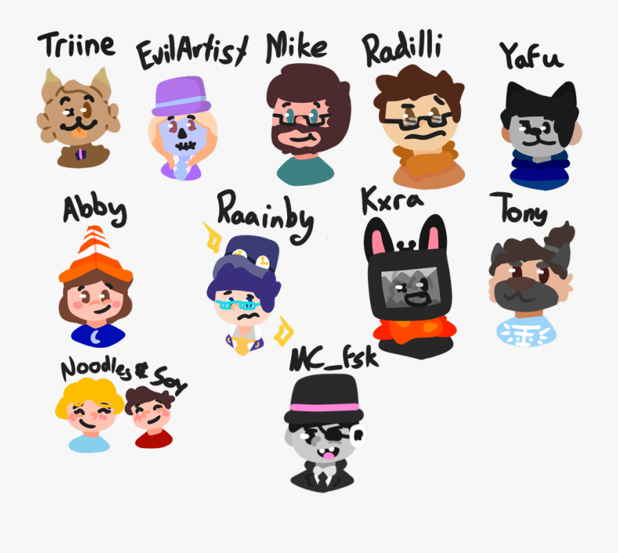 @yafudraws @bby Noodles & @soyiestsauce @mikecatsu, Transparent Clipart