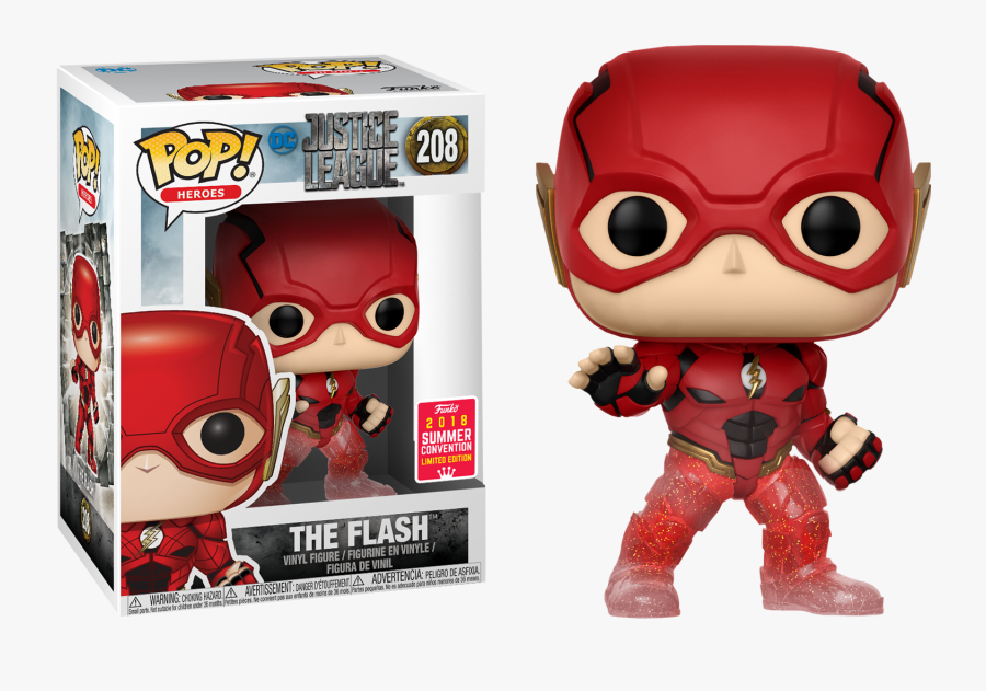 Transparent The Flash Clipart - Summer Convention Funko Pop 2018, Transparent Clipart
