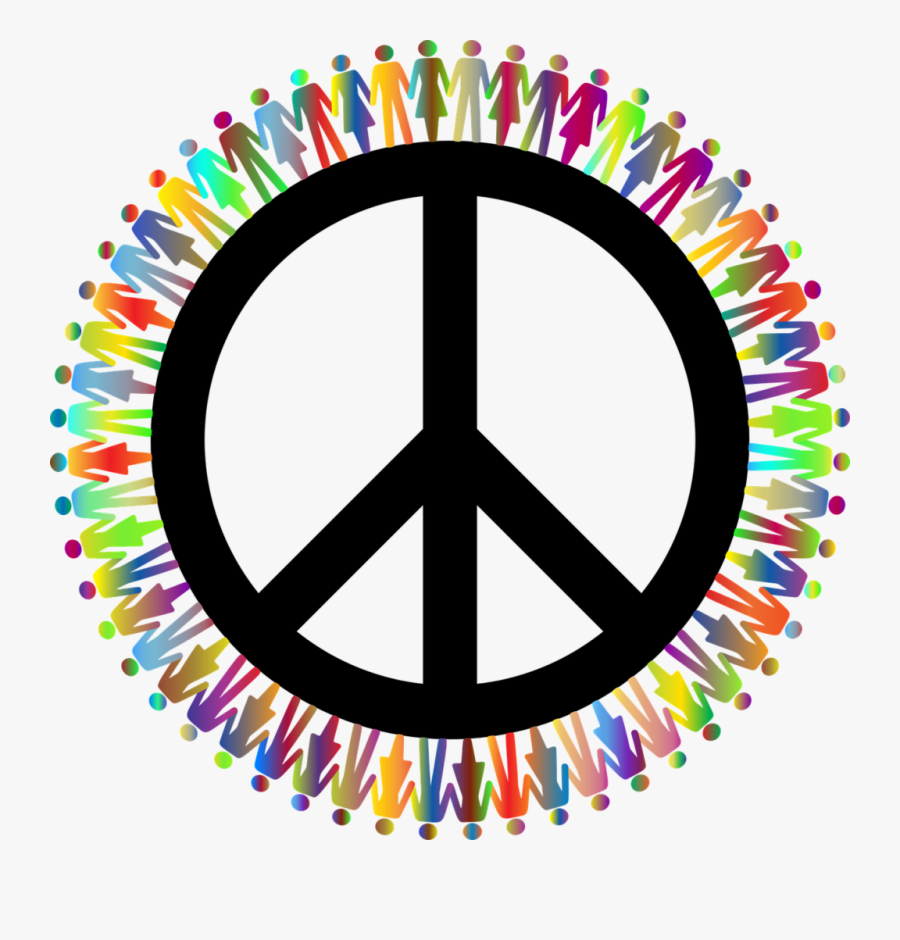 Symmetry,area,text - Peace Sign, Transparent Clipart