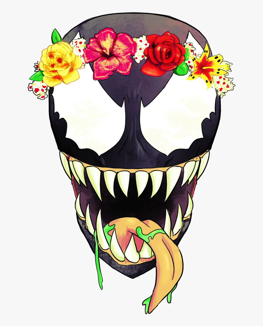 Hippie Flower Crown Clipart - Floral Spider Man, Transparent Clipart