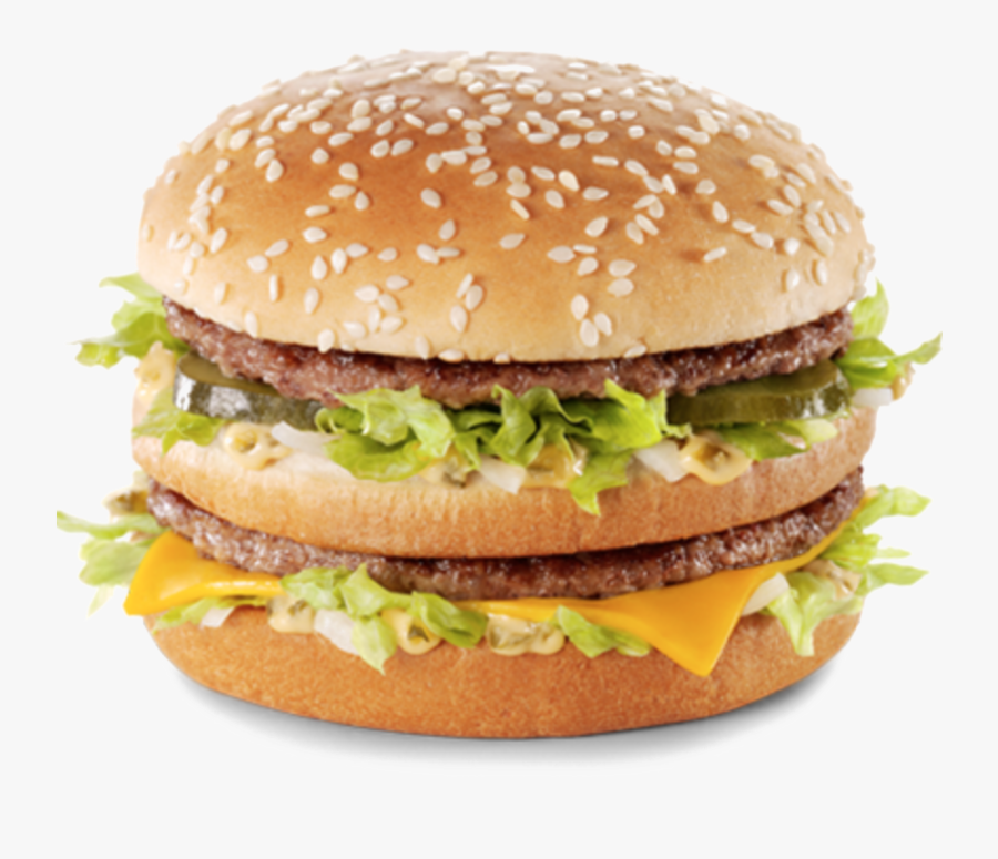 Transparent Hamburger - Hungry Jacks Veggie Whopper, Transparent Clipart