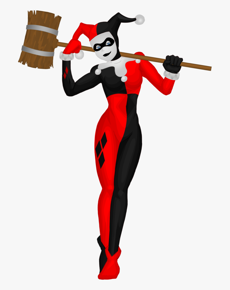 Harley Quinn By Ab - Harley Quinn Jester Hammer, Transparent Clipart