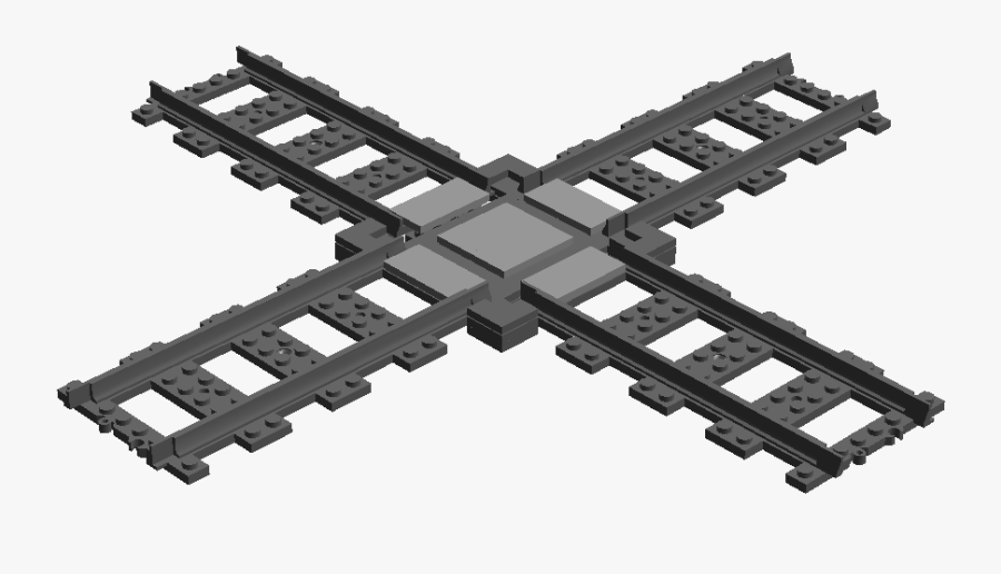 Railroad Tracks Png Clipart Background - Railroad Crossing Transparent Background, Transparent Clipart