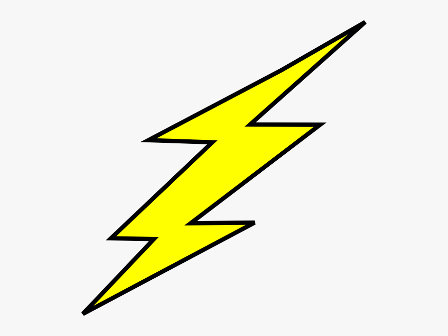 Flash Clipart - Flash Lightning Bolt Outline, Transparent Clipart