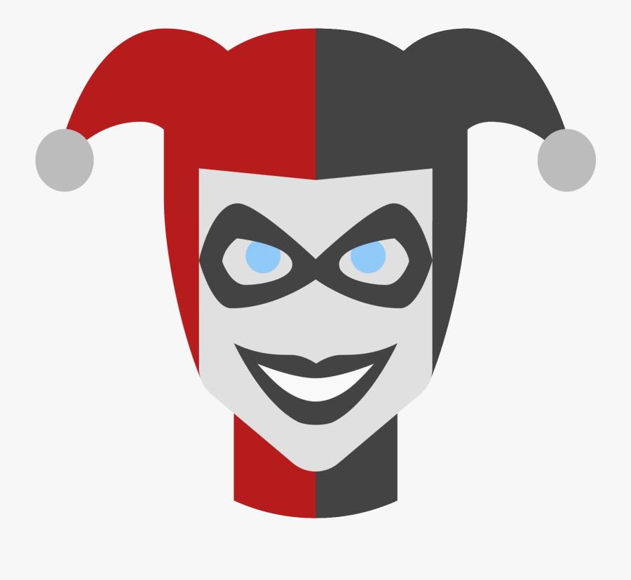 Art,fictional Character,harley - Harley Quinn Icon Png, Transparent Clipart