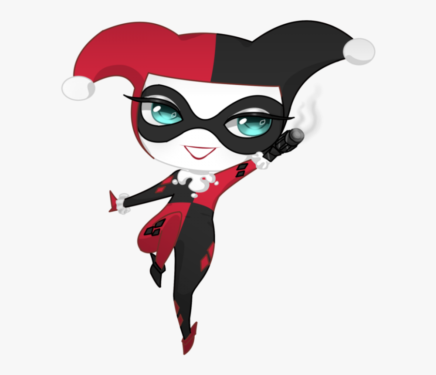 Harley Quinn Chibi Png - Harley Quinn Logo Png, Transparent Clipart