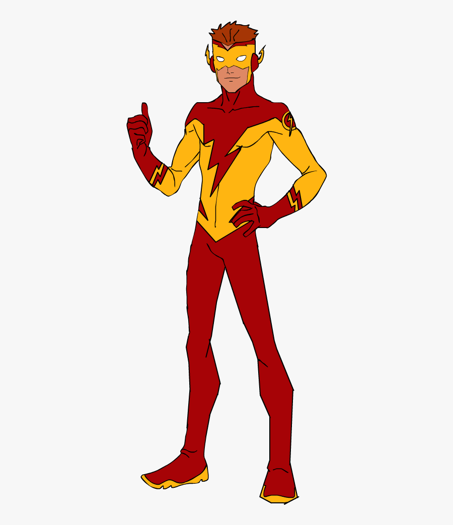 Young Justice - Dc Wally West Young Justice, Transparent Clipart